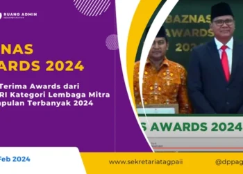 AGPAII Terima Awards dari Baznas RI Kategori Lembaga Mitra Pengumpulan Terbanyak 2024