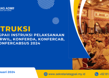 DPP AGPAII Instruksi Pelaksanaan Konferwil, Konferda, Konfercab, dan Konfercabsus 2024